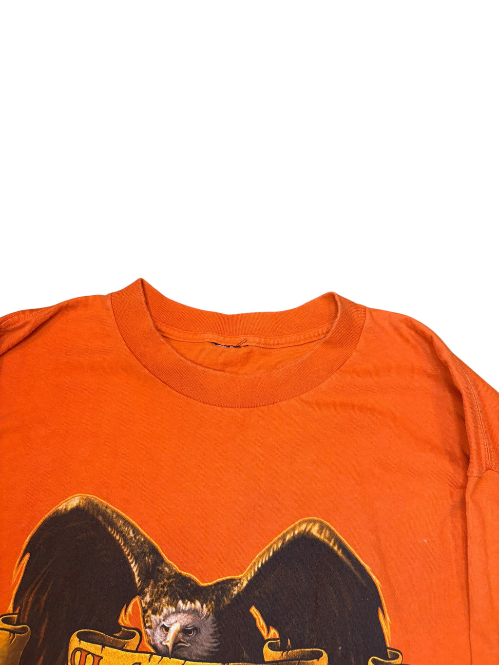 Vintage Orange Harley Davidson Longsleeve (XL)