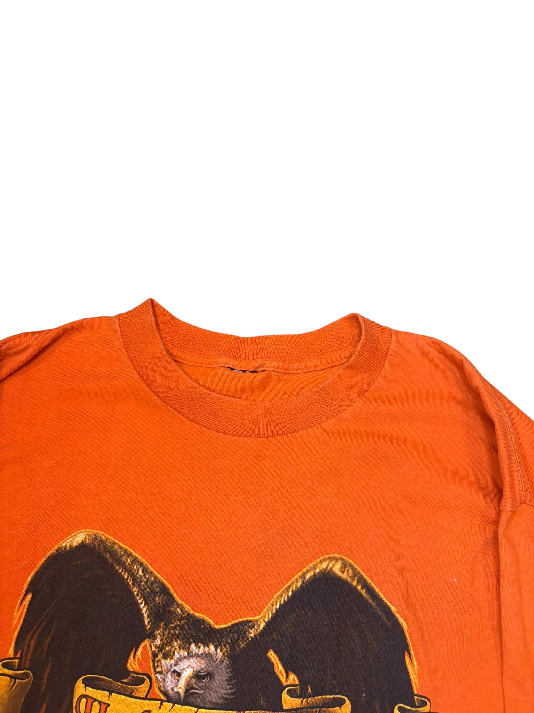 Vintage Orange Harley Davidson Longsleeve (XL)