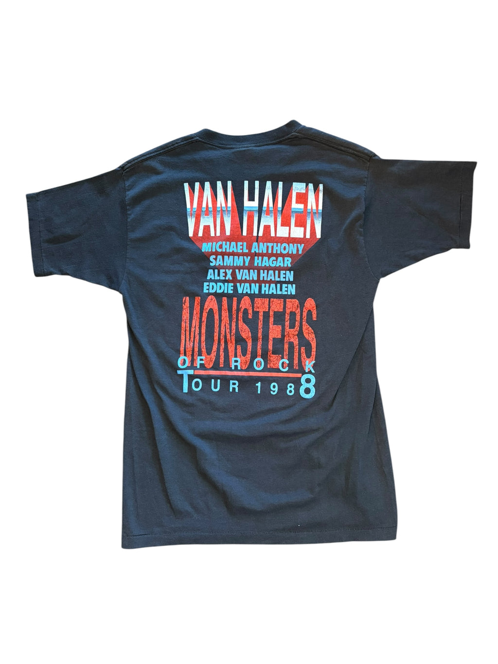 1988 Vintage Van Halen Monsters Of Rock Tee (Large)